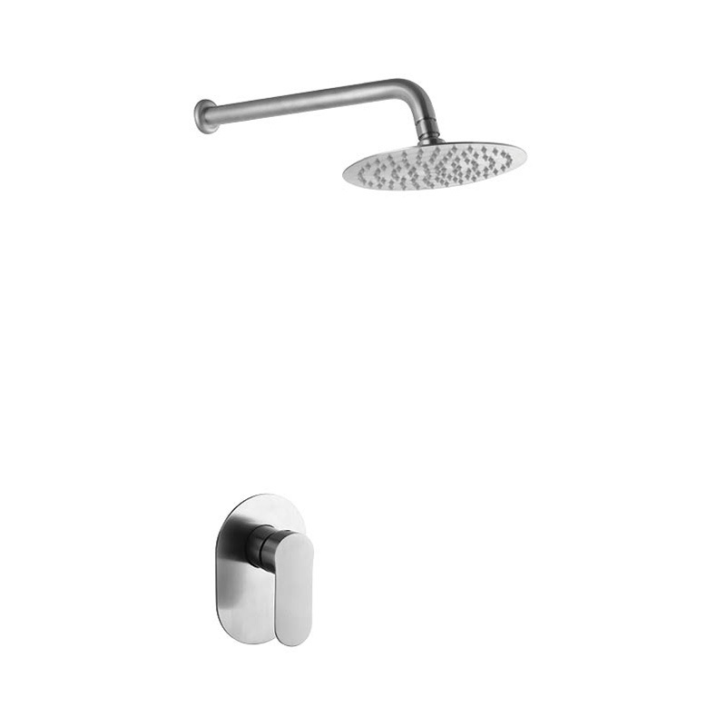 Concealed Wall Mounted 2 Functions Hand Shower Including Black Bath Faucet Bathroom Showers Set