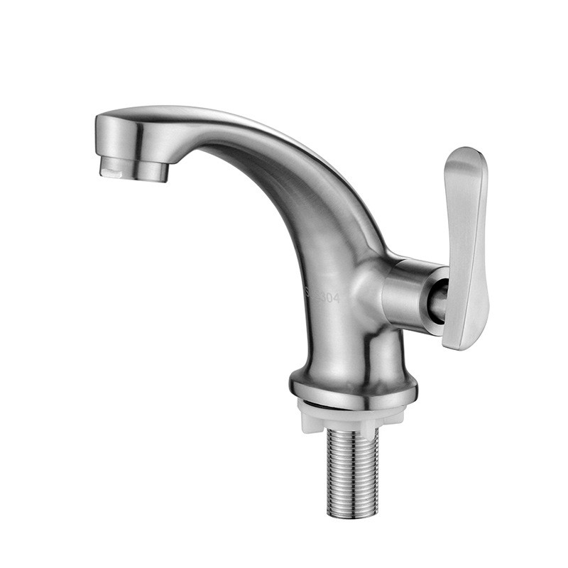 Crescent Moon Single Hole Bathroom Faucet