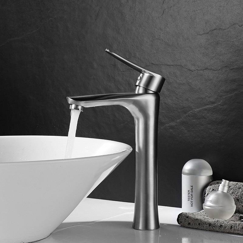 Hot and Cold Stainless Steel Single Lever Mixer Tap