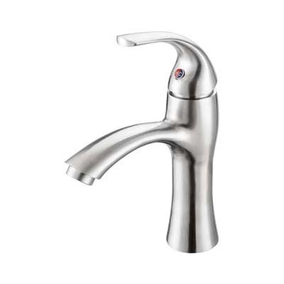 Single Handle Lever Curved Spout Basin Faucet