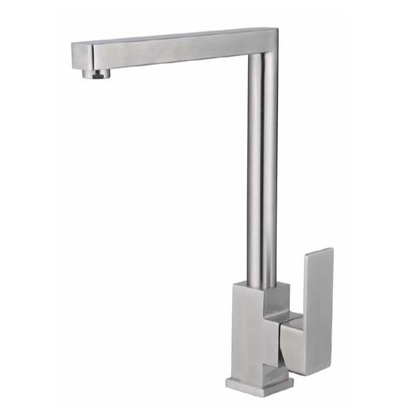 Square Stainless Steel Kitchen Sink Faucet