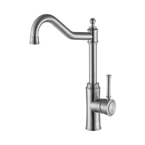 Cold Hot Swivel Single Handle 1-Hole Kitchen Faucet