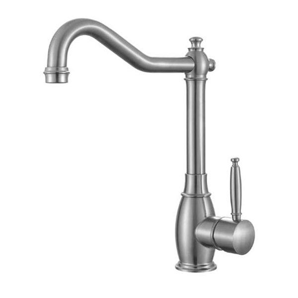 Elegant High Arch Spout Kitchen Sink Mixer Tap