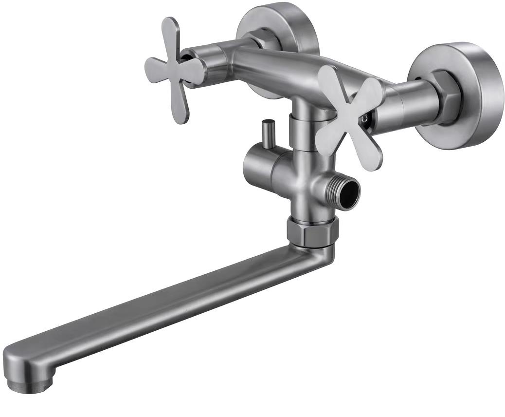 Two-function shower faucet  Extension pipe