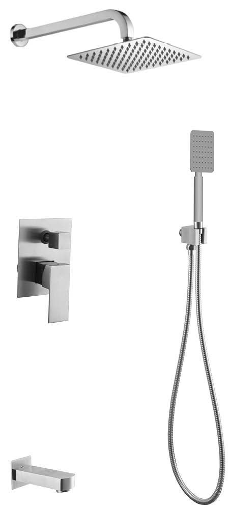 Three-function shower set