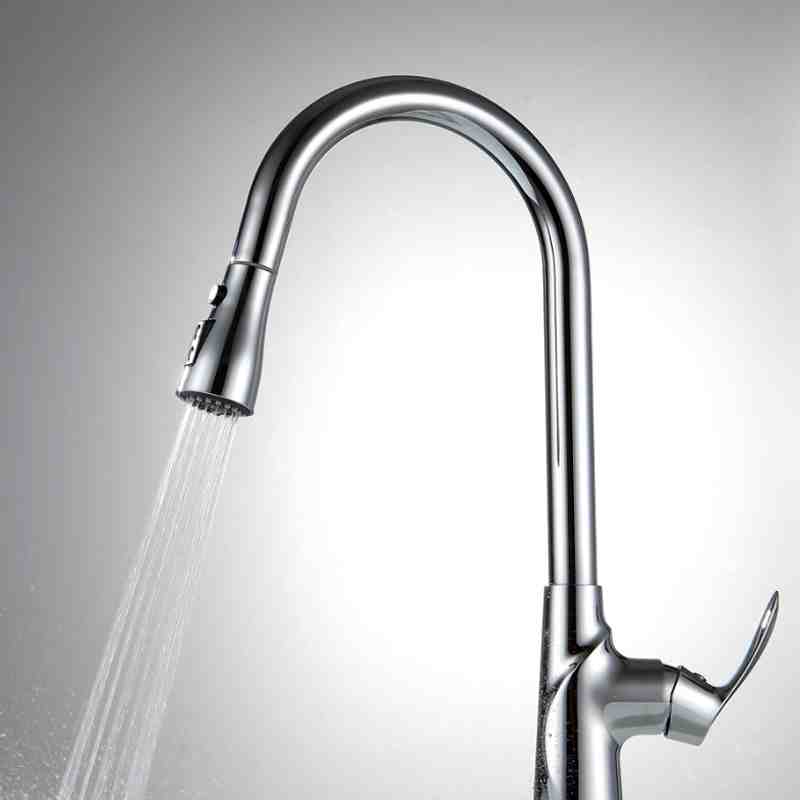 Household vegetable washing basin faucet single hole hot and cold faucet